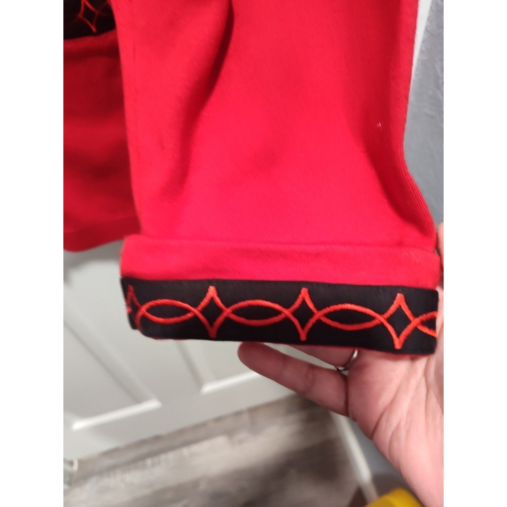 Talbots Women's Cotton Red Blazer Jacket‎ Cardigan Coat Button Pockets, Sz Large - Picture 6 of 10